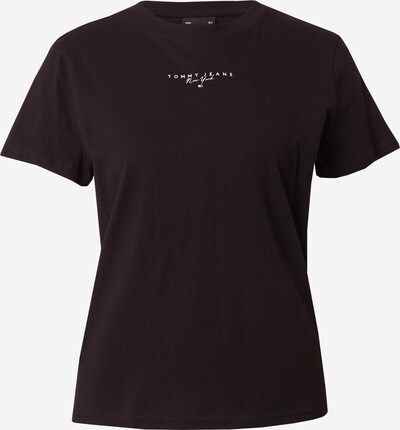 Tommy Jeans T-shirt 'ESSENTIAL' en bleu marine / rouge vif / noir / blanc, Vue avec produit