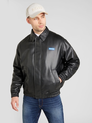 HUGO Blue Between-season jacket 'Boldu2421' in Black: front