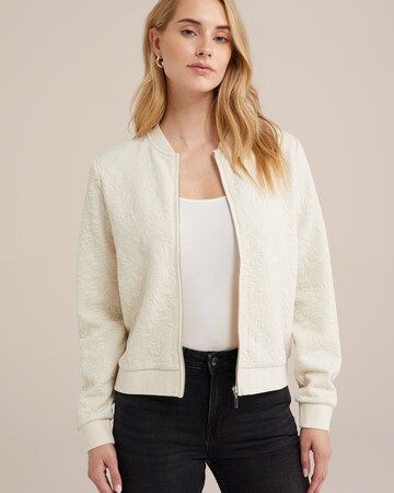 WE Fashion Übergangsjacke in Weiß: Vorderseite