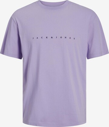 T-Shirt JACK & JONES en violet : devant