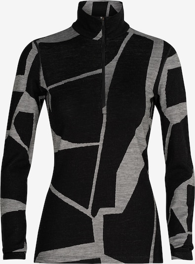 ICEBREAKER Funktionsshirt 'W 250 Vertex LS ' in grau / schwarz, Produktansicht