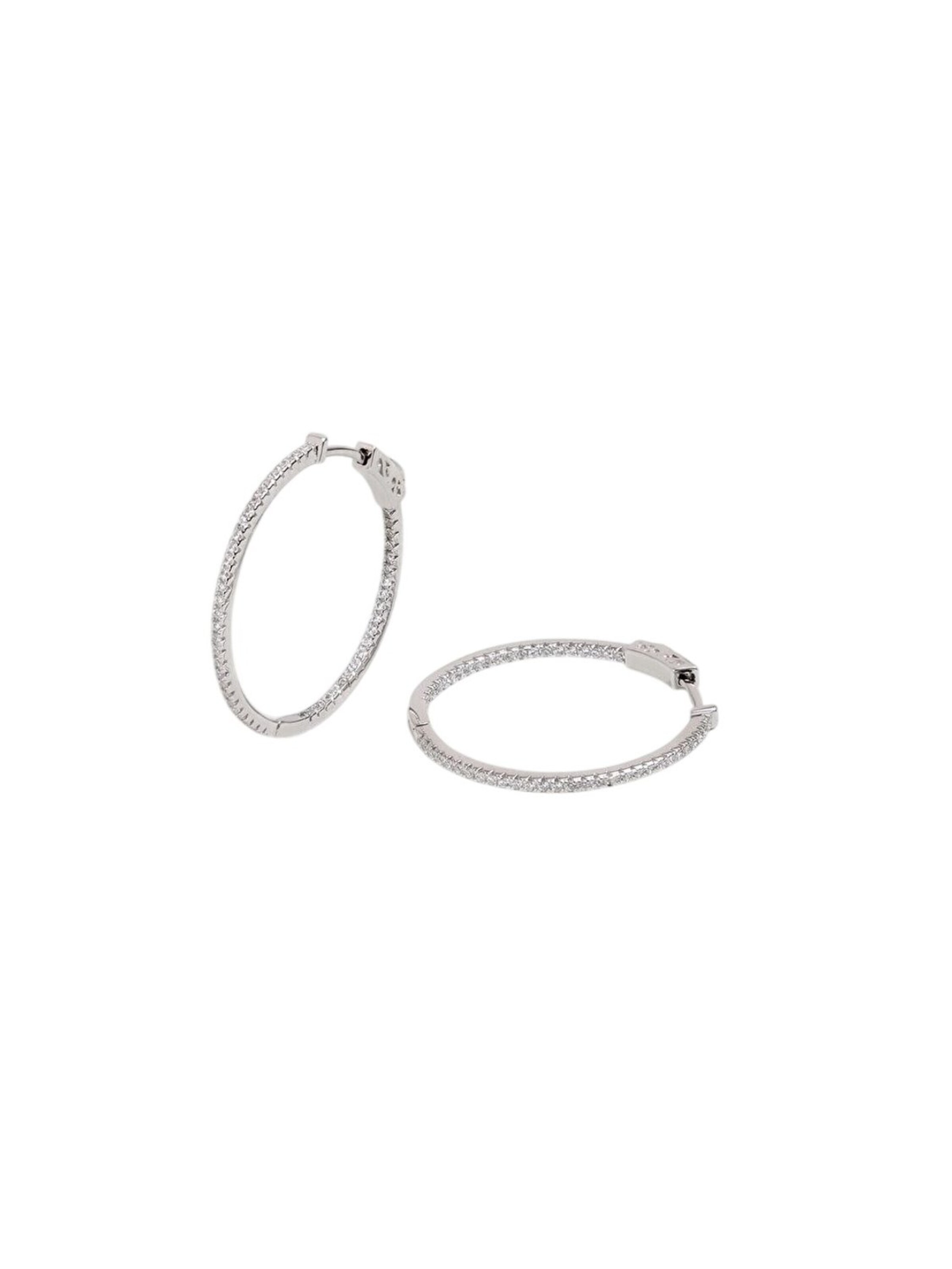 So Chic Earrings in Silver: front