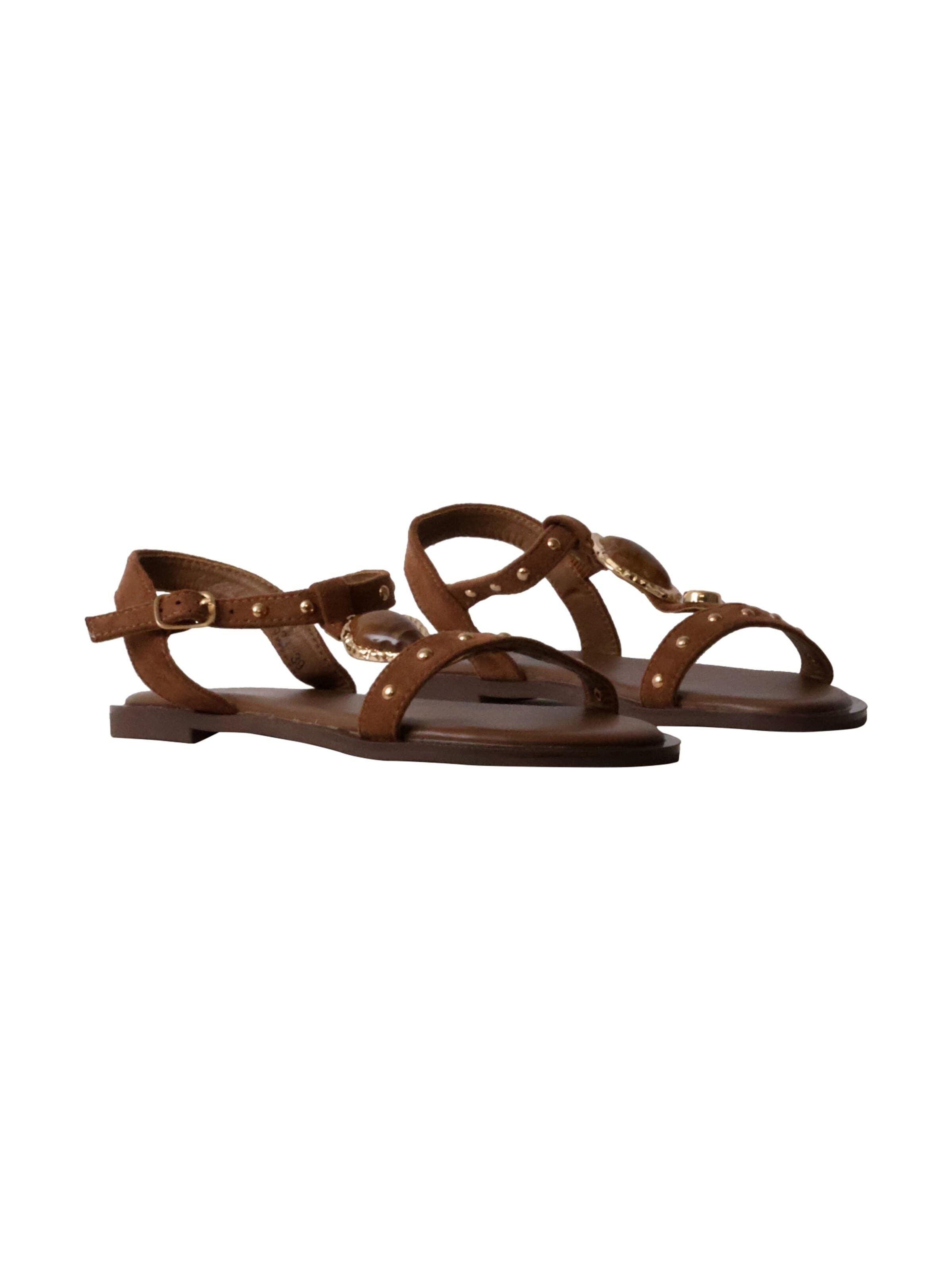 Super Mode - Sandalias 'Joalice Riemchensandalen' en marrón