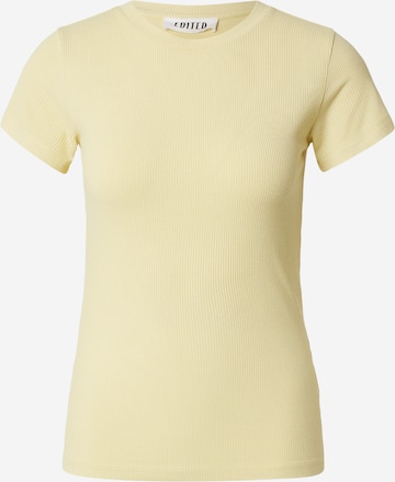 Maglietta 'Naara' di EDITED in giallo: frontale