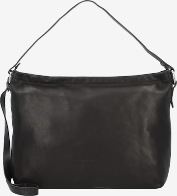 Harold's Umhängetasche in Schwarz: Vorderseite