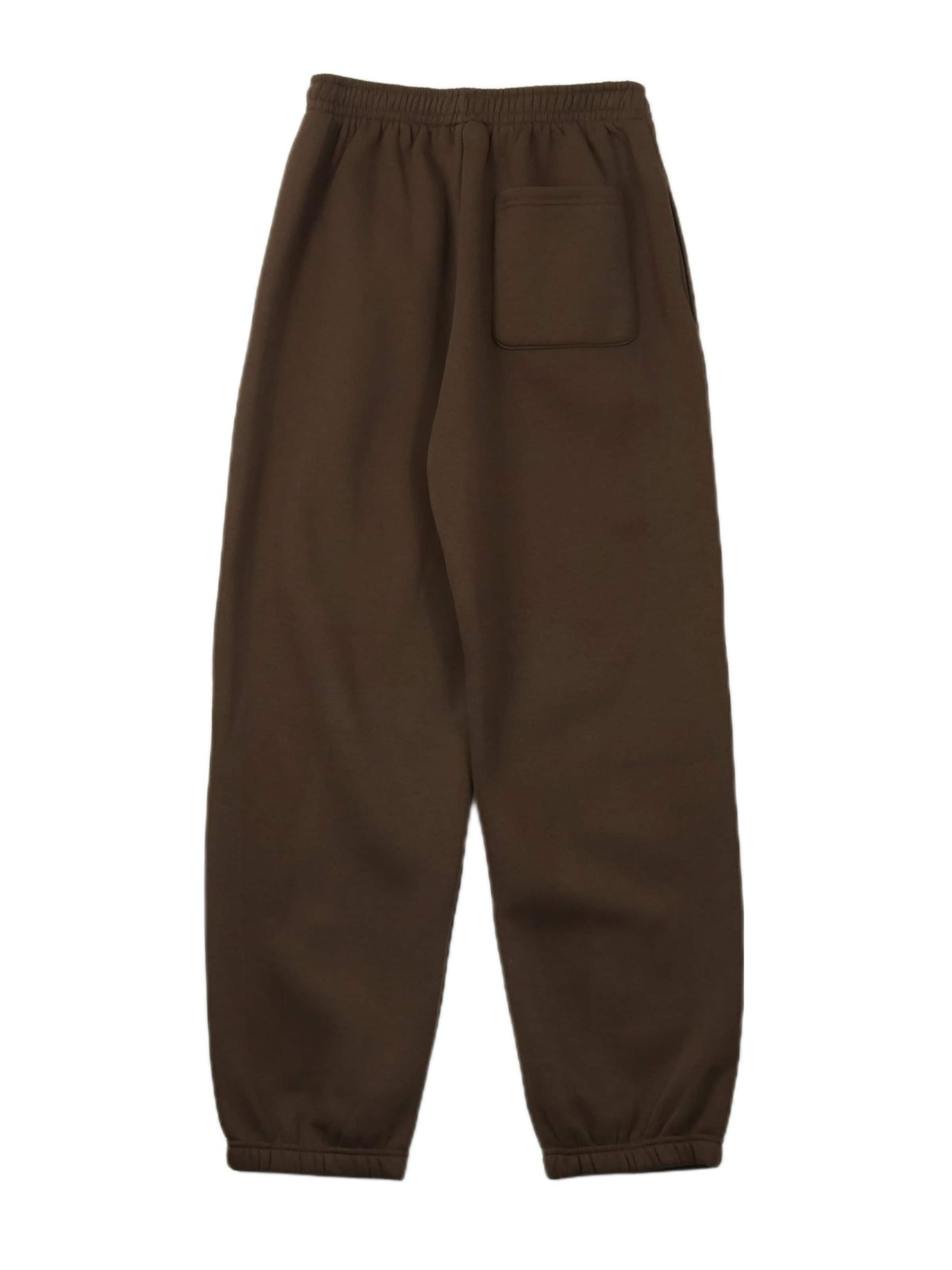 HEFTYKA Loosefit Sporthose 'CUFF JOGGER'‌‌‌‌‌ in Braun