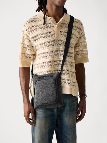 KARL LAGERFELD JEANS Schoudertas in Zwart: voorkant