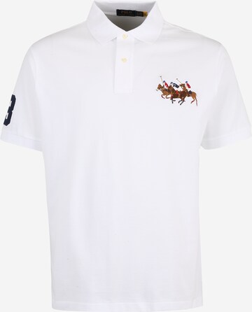 Polo Ralph Lauren Big & Tall Poloshirt in Weiß: front