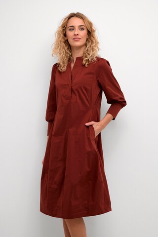 Robe 'Antoinett' CULTURE en marron : devant