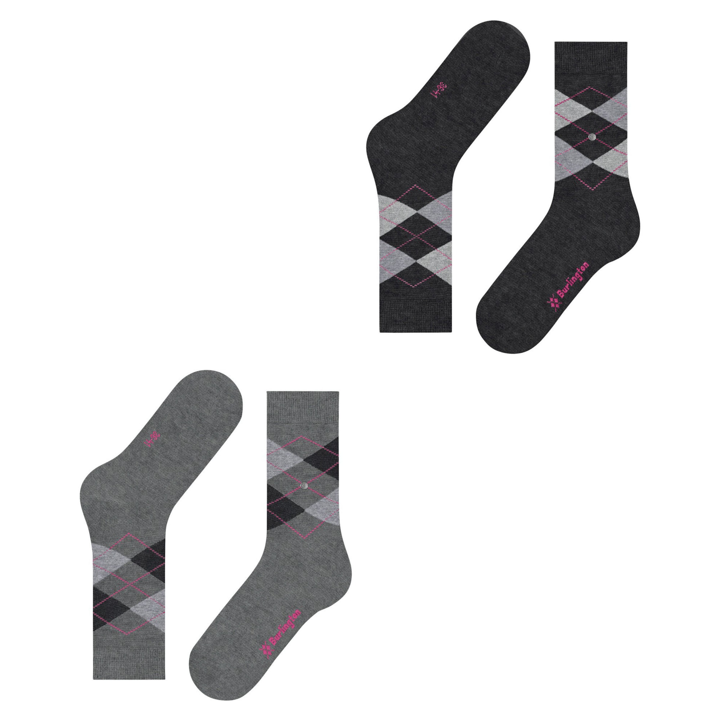 BURLINGTON Everyday Argyle in Grau