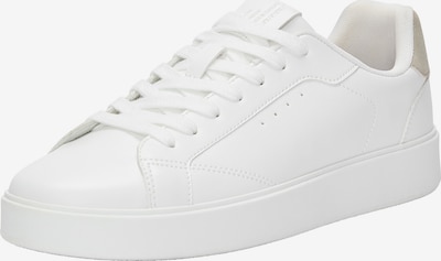 Pull&Bear Trampki niskie w kolorze beżowy / białym, Podgląd produktu