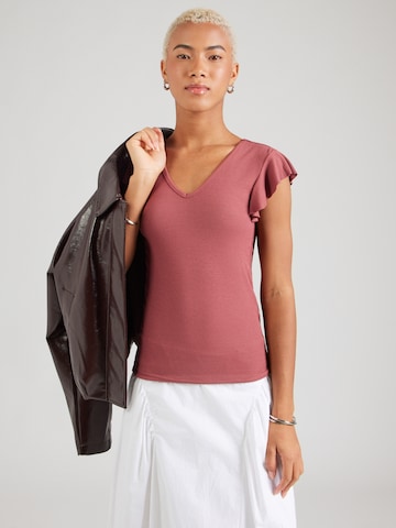 ONLY Футболка 'ONLBELIA' в Красный: спереди