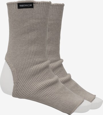 YOGISTAR.COM Athletic Socks in Grey: front