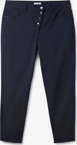 SHEEGO Skinny Trousers in Blue: front