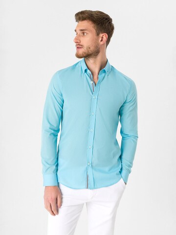 Moxx Paris Regular fit Πουκάμισο σε μπλε