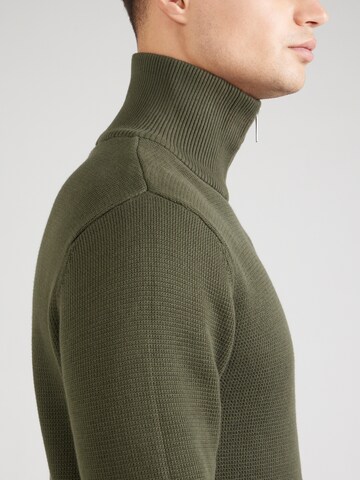 SELECTED HOMME Свитер 'SLHBORA' в Зеленый