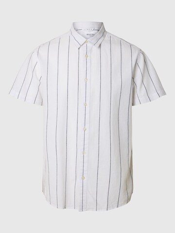 SELECTED Tavaline suurus Triiksärk, värv valge