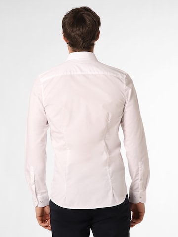 Coupe slim Chemise business Finshley & Harding en blanc