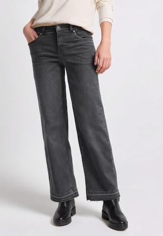 Street One Studio Wide leg Jeans in Black: front