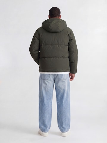 Jack & Jones Plus Zimná bunda 'JJGALAXY' - Zelená
