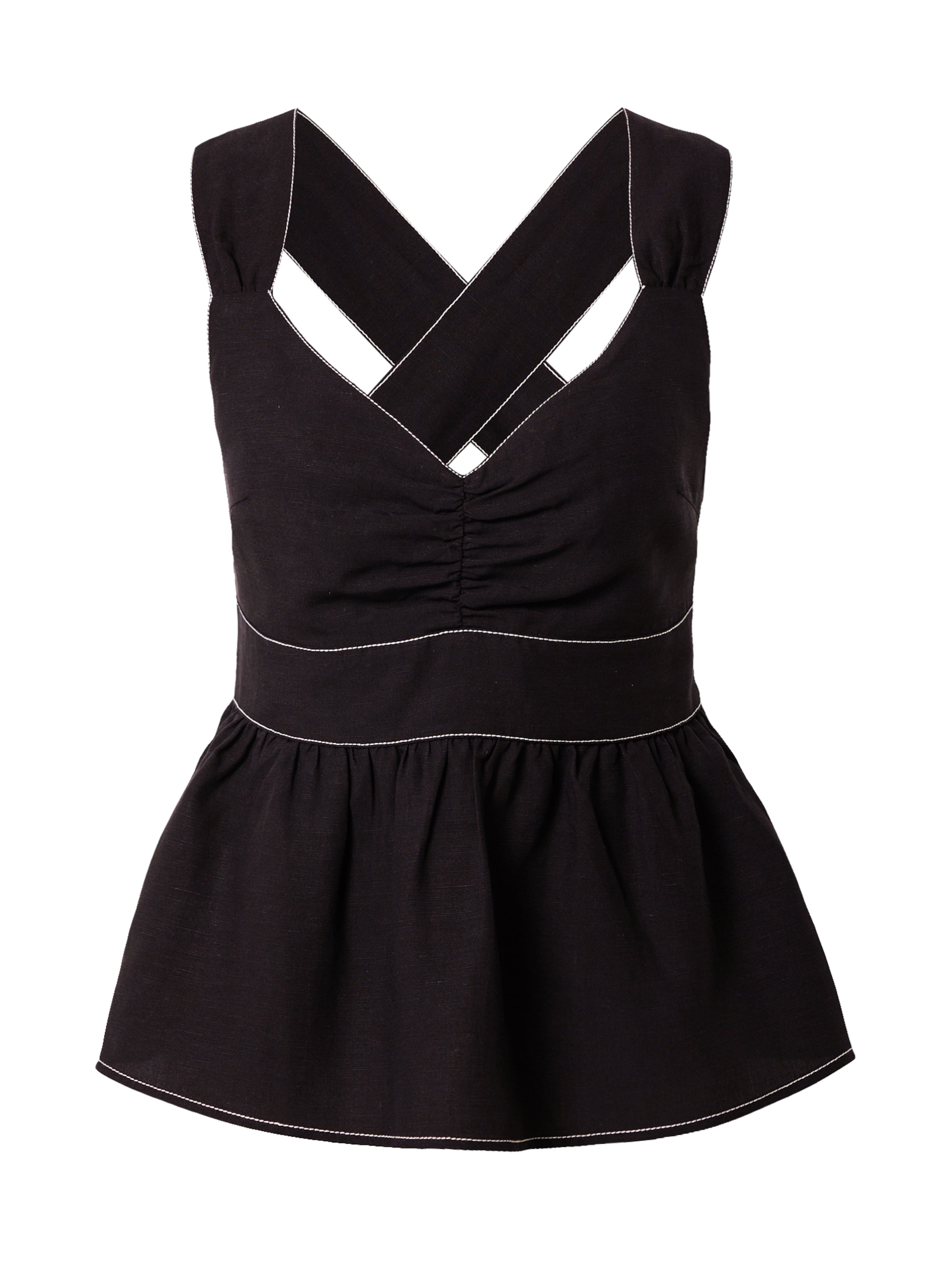 Notes du Nord Blouse 'Hoxton' in Black: front