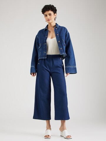 ZABAIONE Wide leg Jeans 'Pe44ggy' i blå