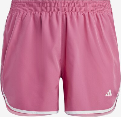ADIDAS PERFORMANCE Pantalon de sport 'Marathon 20' en rose / blanc, Vue avec produit