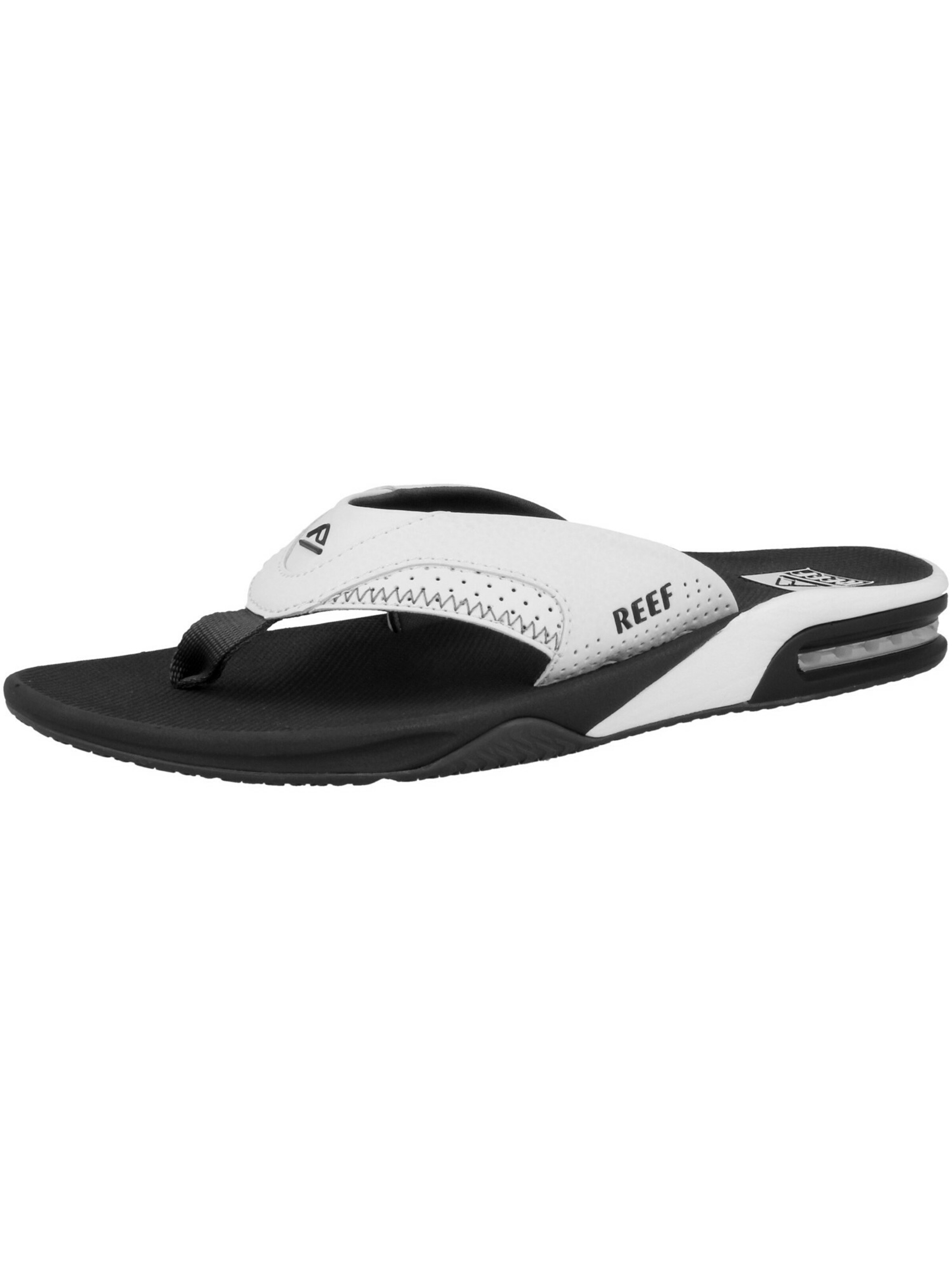 REEF T-bar sandals 'Fanning' in White: front