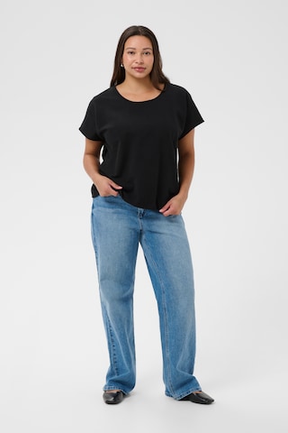 KAFFE CURVE - Blusa 'KCNana' en negro