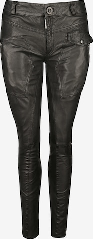 Maze Skinny Hose in Schwarz: predná strana