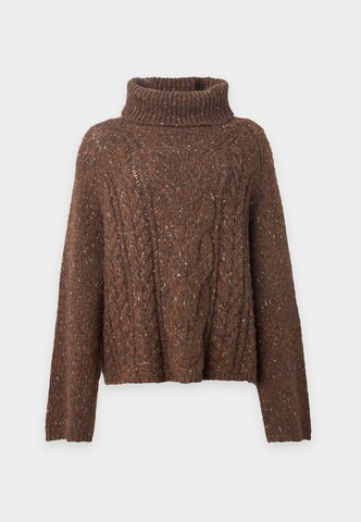Pullover 'CARZILLE' di ONLY Carmakoma in marrone: frontale