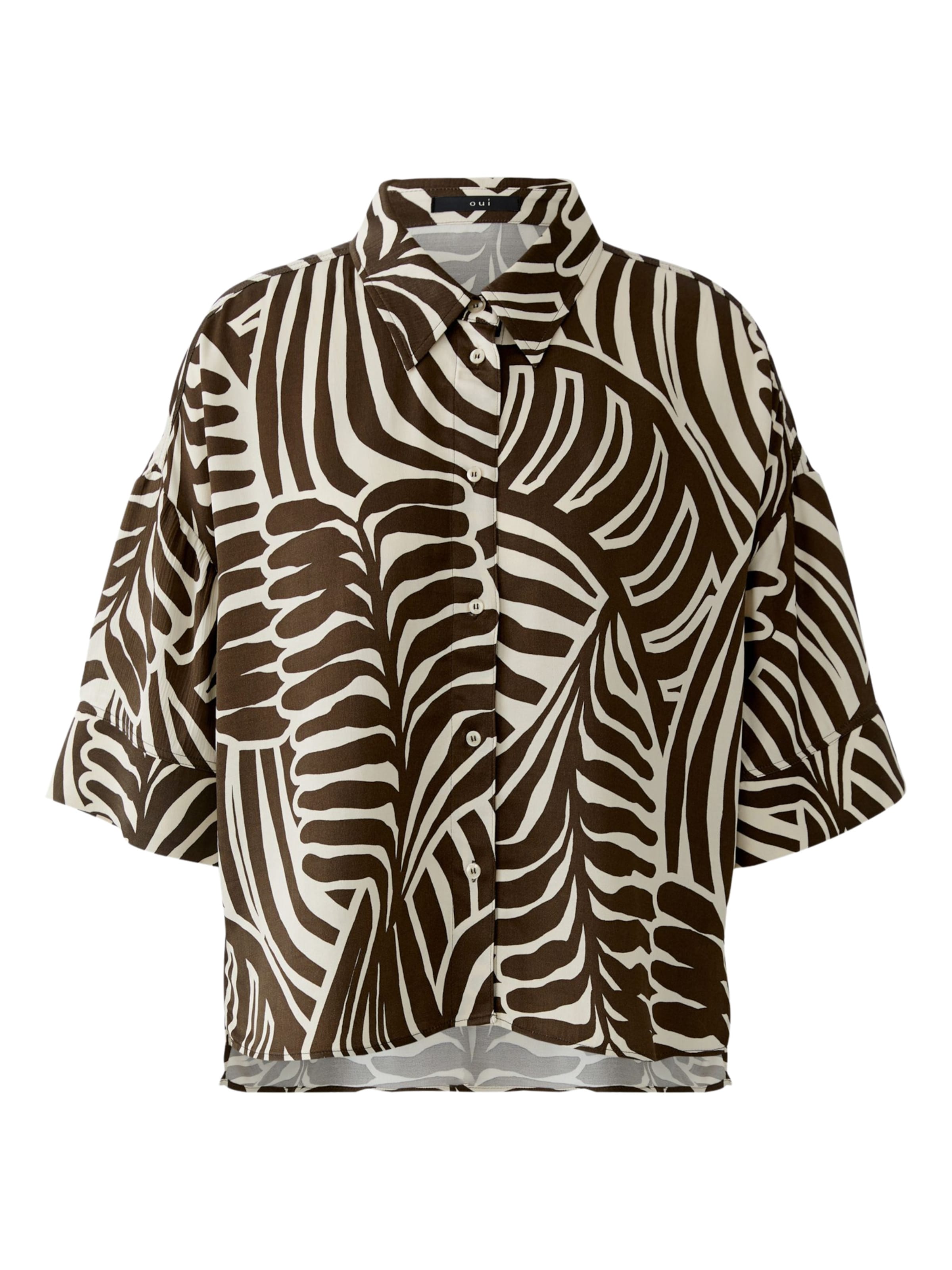 OUI Bluse in Braun: Vorderseite