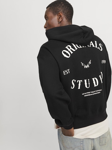 Sweat-shirt JACK & JONES en noir : devant