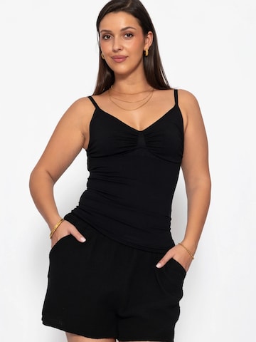 SASSYCLASSY Shaping Top in Black