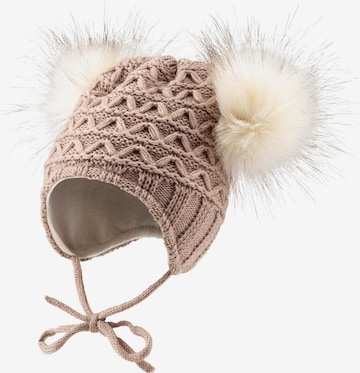 STERNTALER Beanie in Beige: front