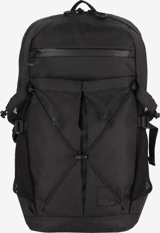 JACK WOLFSKIN Backpack in Black: front
