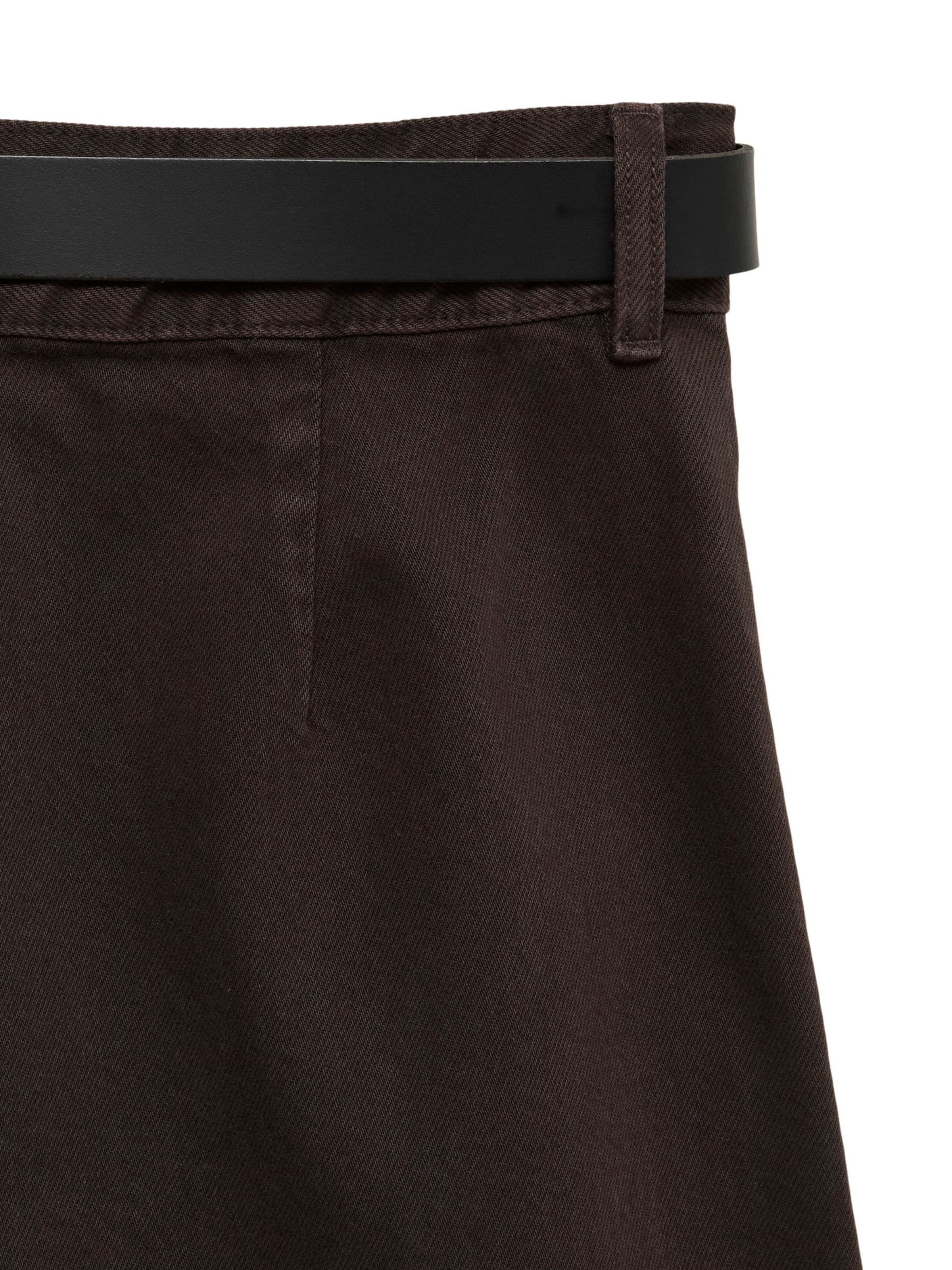 VERO MODA - Pierna ancha Pantalón vaquero plisado 'VMNadia' en marrón