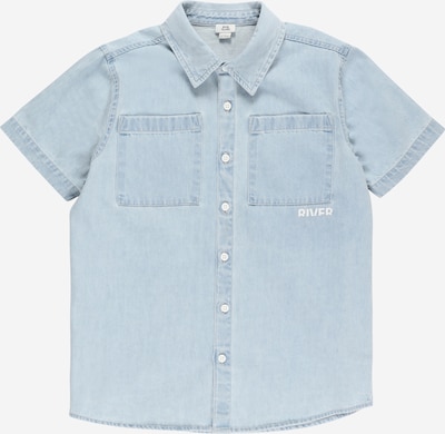 Cămașă River Island pe albastru deschis / alb, Vizualizare produs