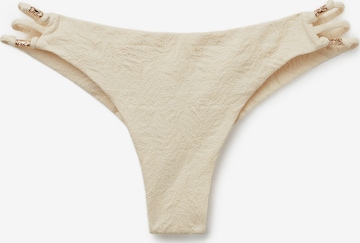 CALZEDONIA Bikini Bottoms 'Wild Jungle' in White: front