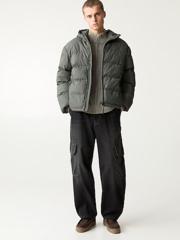 Pull&Bear Winterjas in Grijs