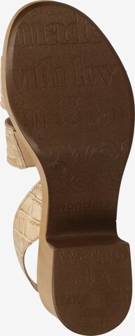 Wonders Strap Sandals in Beige