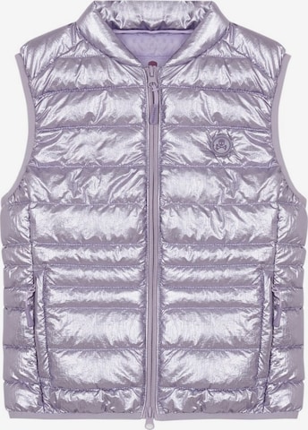 Scalpers Slim fit Vest 'staad' in Purple: front