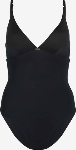 O'NEILL Triangle Swimsuit 'Sunset' in Black: front