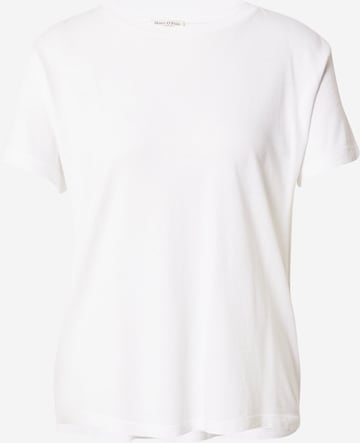 T-shirt Marc O'Polo en blanc : devant