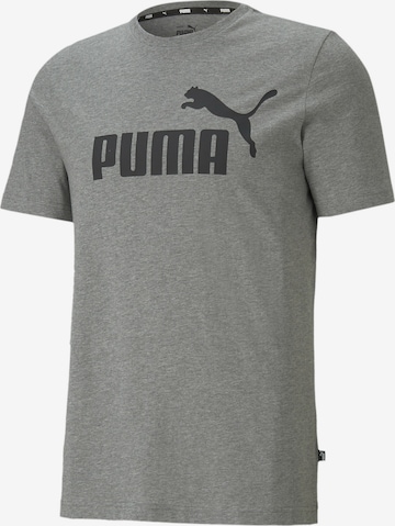 PUMA T-Shirt 'Essential' in Grau: predná strana