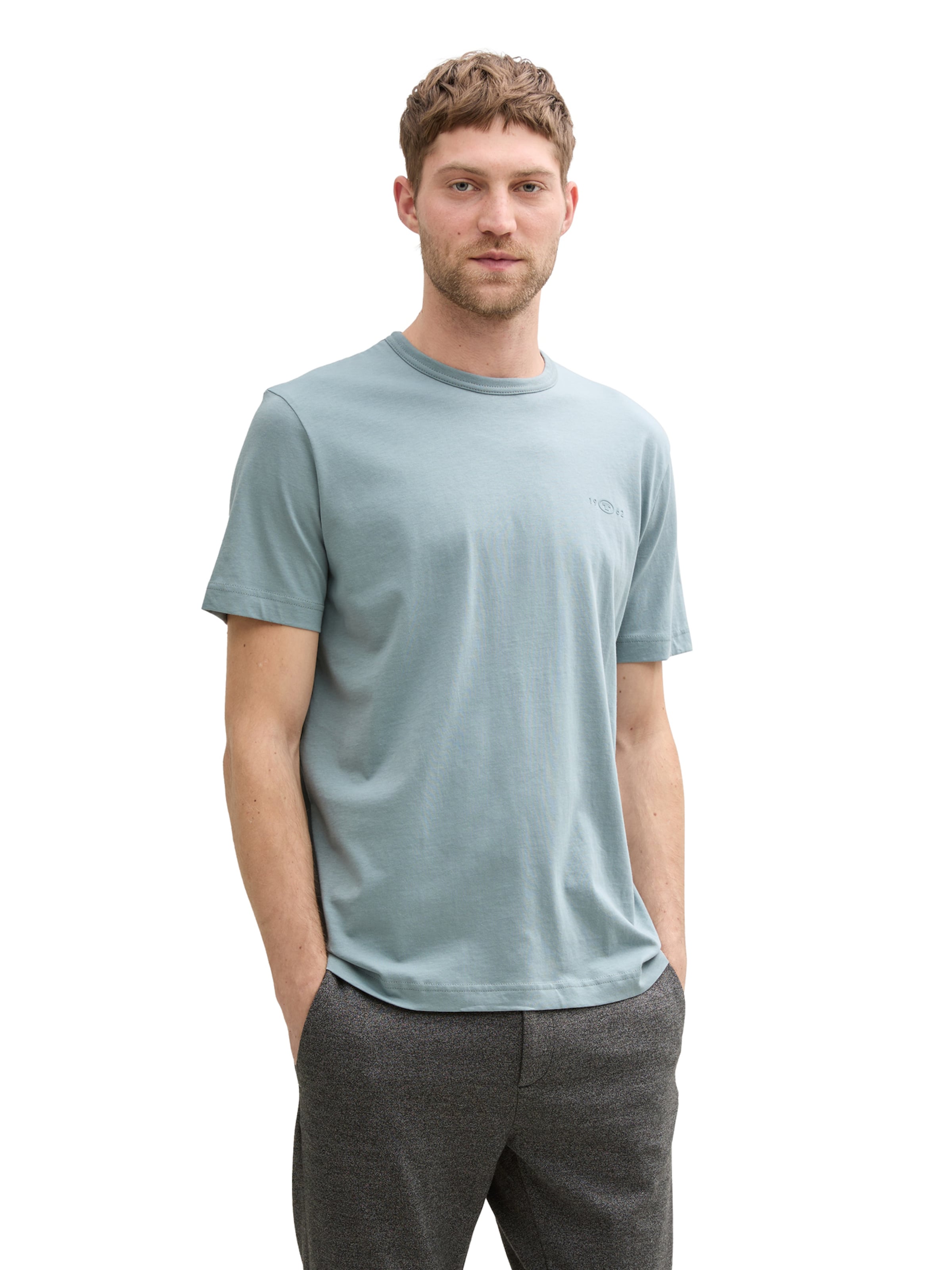 TOM TAILOR Koszulka w kolorze szary: przód