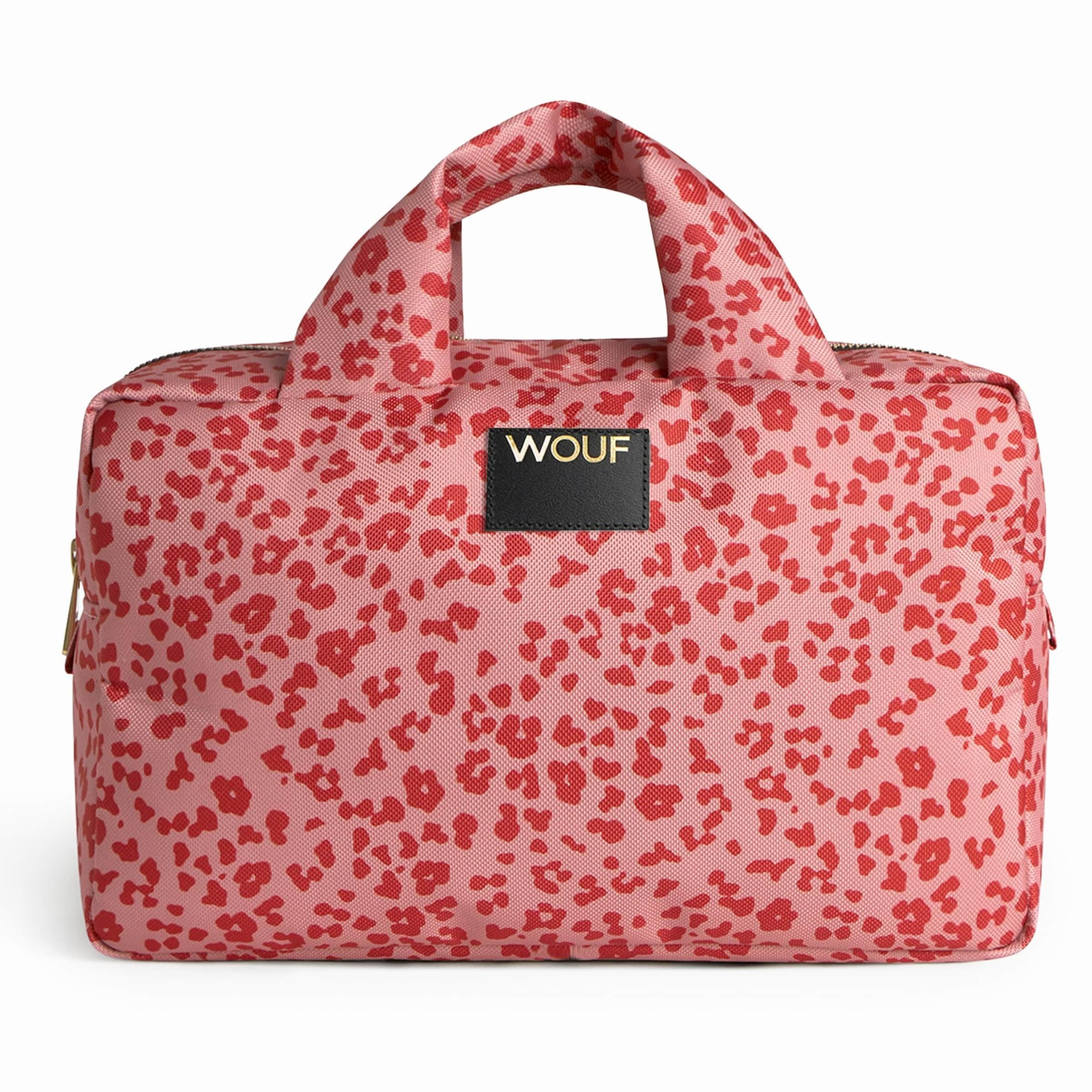 Wouf Toilettas 'Daily' in Rood: voorkant