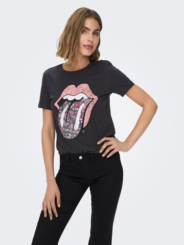 T-shirt 'ROLLING STONES' ONLY en gris