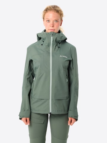 VAUDE Outdoorjacke 'Croz Alpine' in Grün: Vorderseite