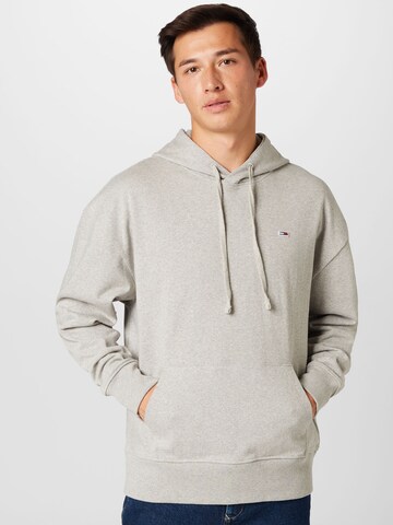 Tommy Jeans Sweatshirt in Grijs: voorkant